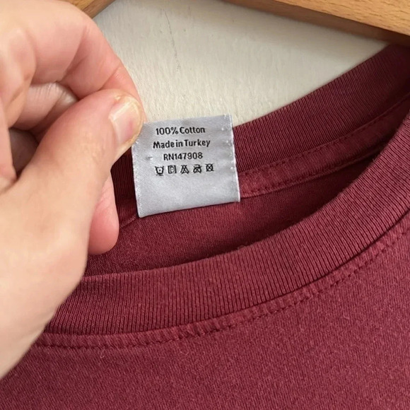 Outdoor Voices dark rose pink oversized cropped long sleeve top size Small - Picture 6 of 7